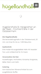 Mobile Screenshot of huegellandhalle.at
